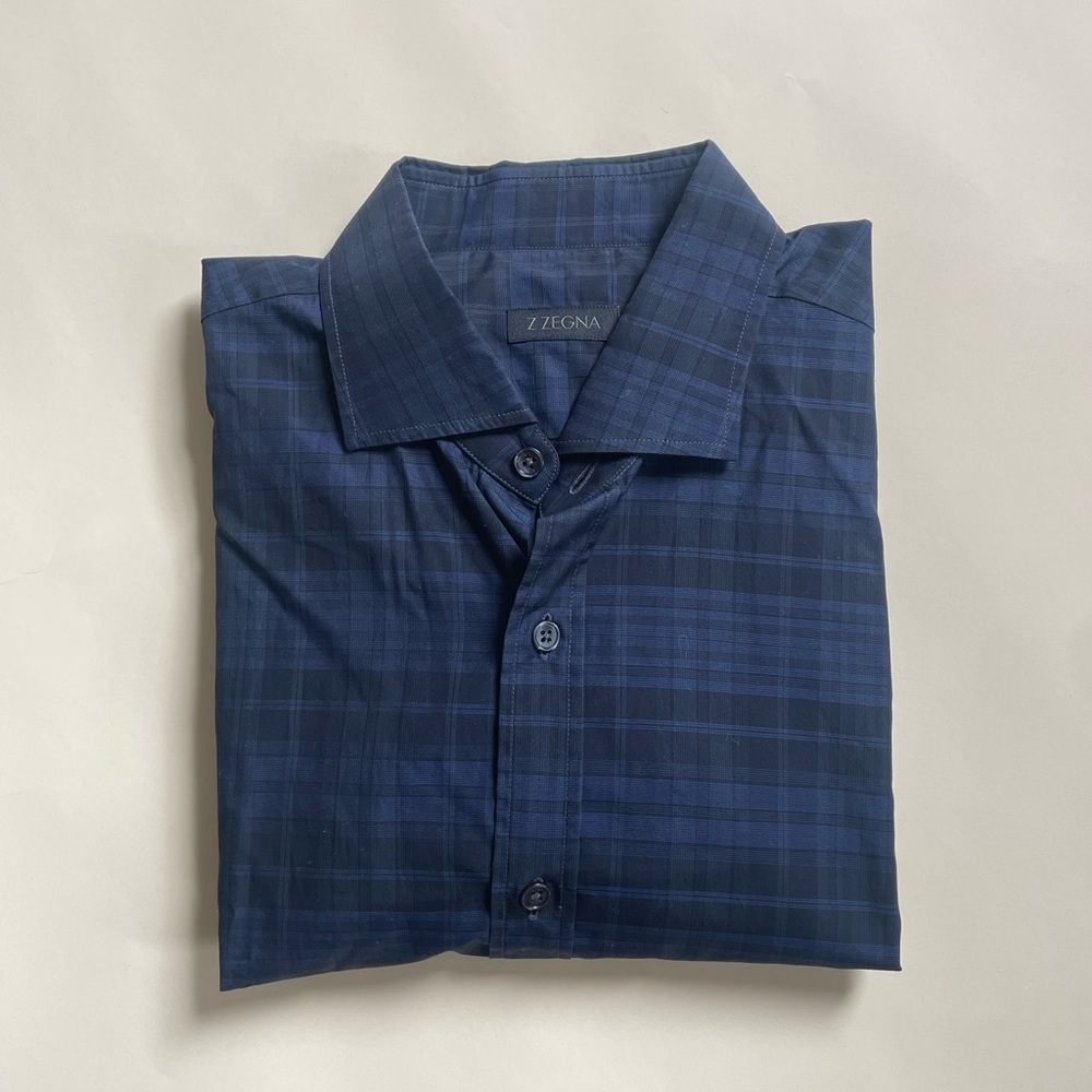 NEW: Zegna, Cotton Long Sleeve Button Down